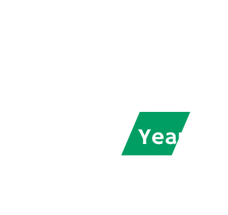 Red And White Elegant 10 Years Business Anniversary Instagram Post (Logo)